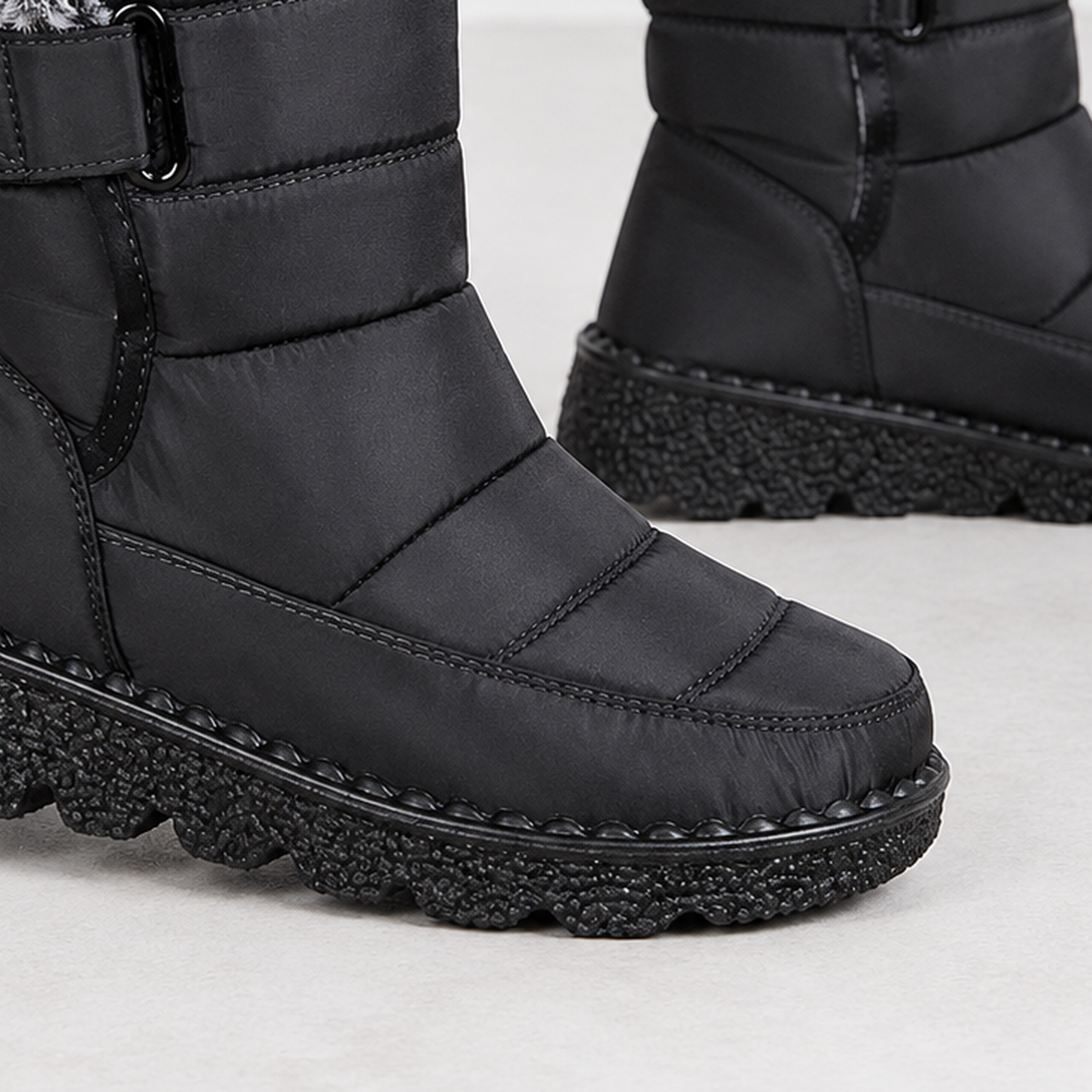 Hawkshead Fur-Trim Snow Boots - Lead Product Detail