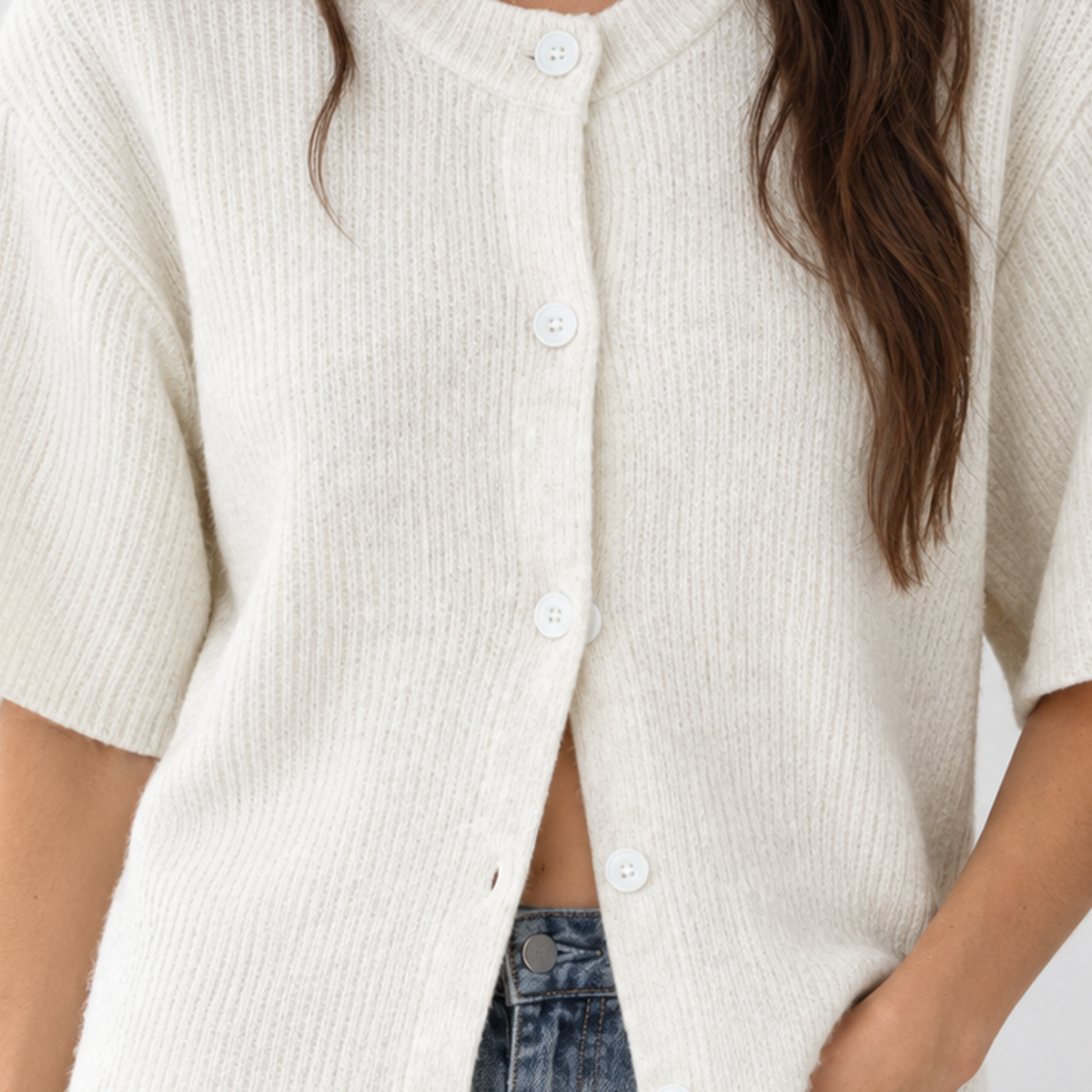 Burneside Ribbed Cardigan - Lead Product Detail