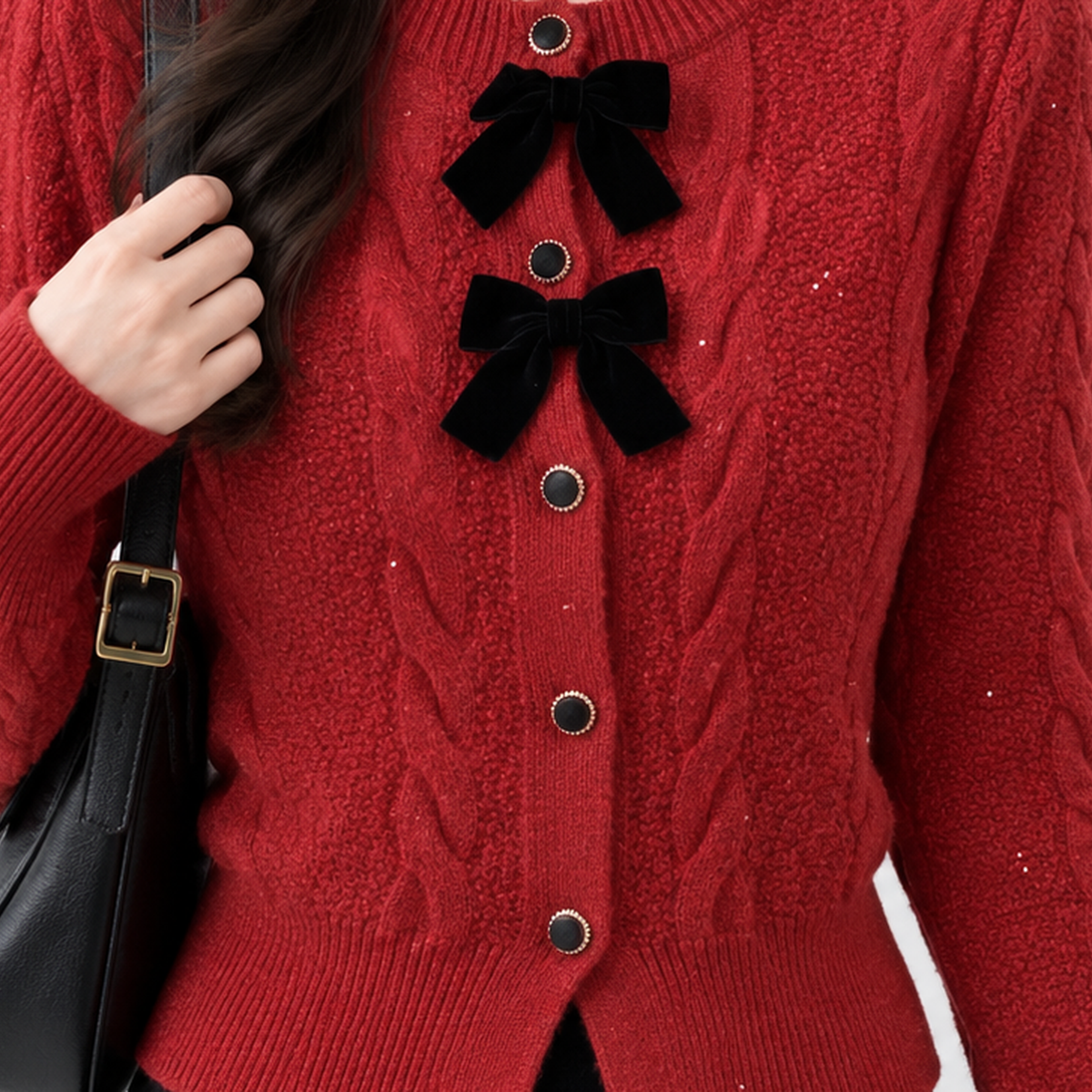 Greygarth Bow Cardigan - Lead Product Detail