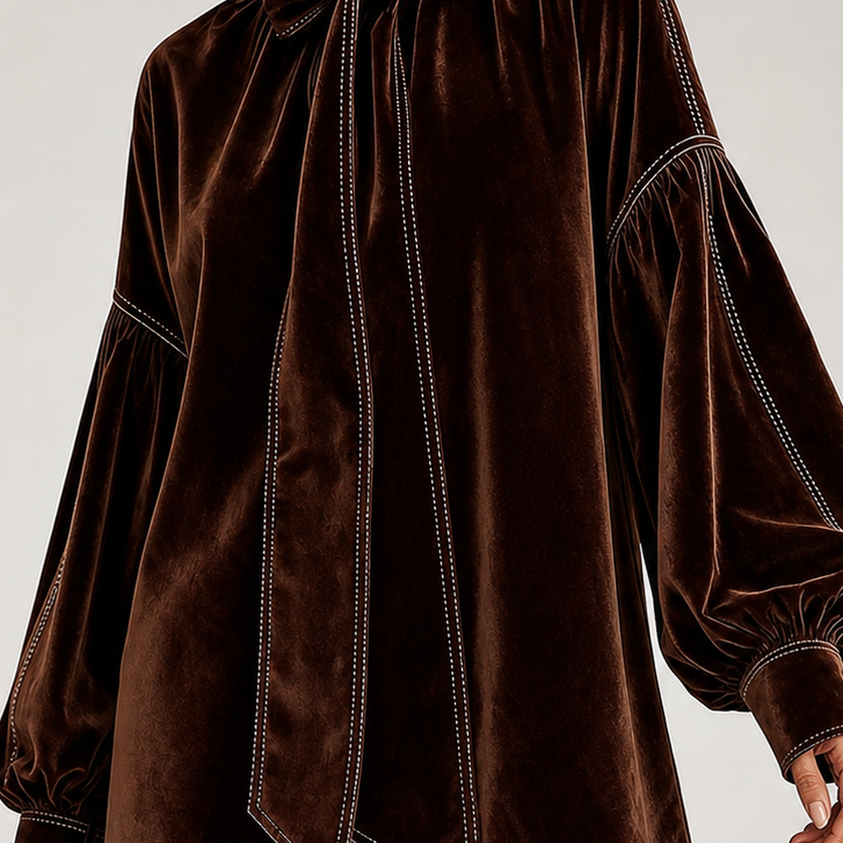 Manesty Bow Neck Dress - Lead Product Detail