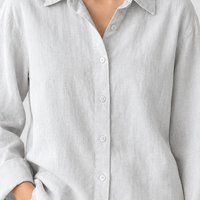 Trevone Linen Blend Shirt - Lead Product Detail