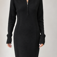Brockworth Half Zip Dress - Lead Product Detail