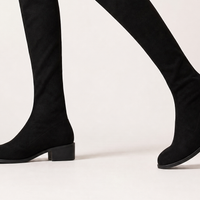 Calverleigh Suede Over Boots - Lead Product Detail