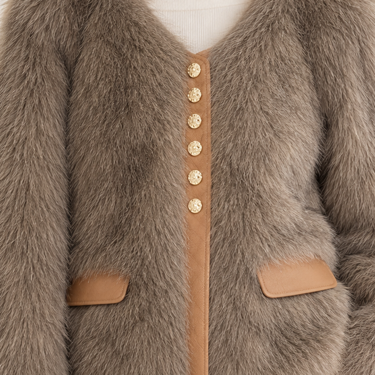Barbon Plush Jacket - Lead Product Detail