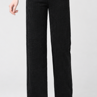 Dentdale Ribbed Wide Leg Pants - Lead Product Detail