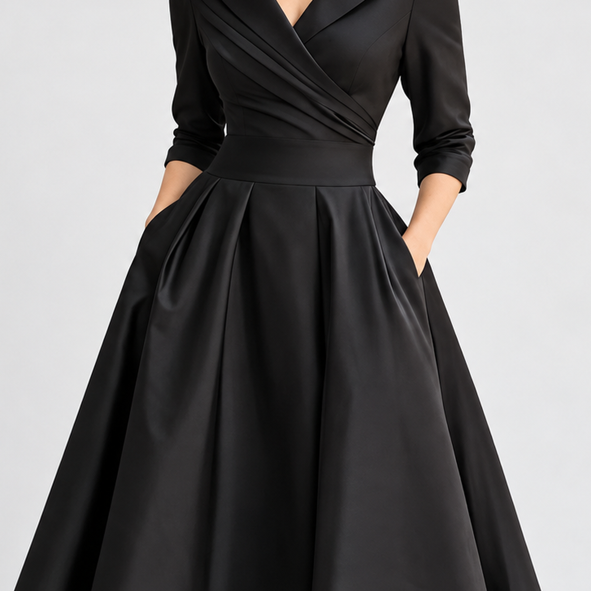 Denholm Fit And Flare Dress - Lead Product Detail