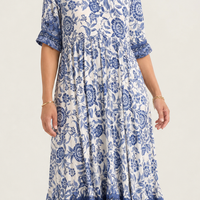 Dacre Tiered Maxi Dress - Lead Product Detail