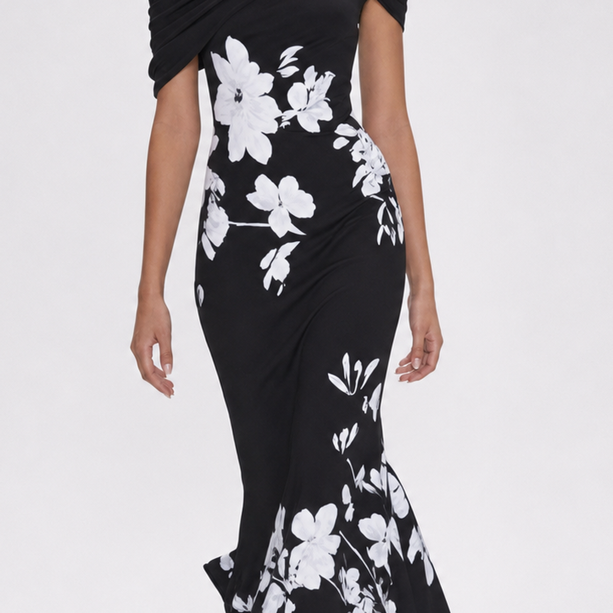 Burford Off-Shoulder Midi Dress - Lead Product Detail