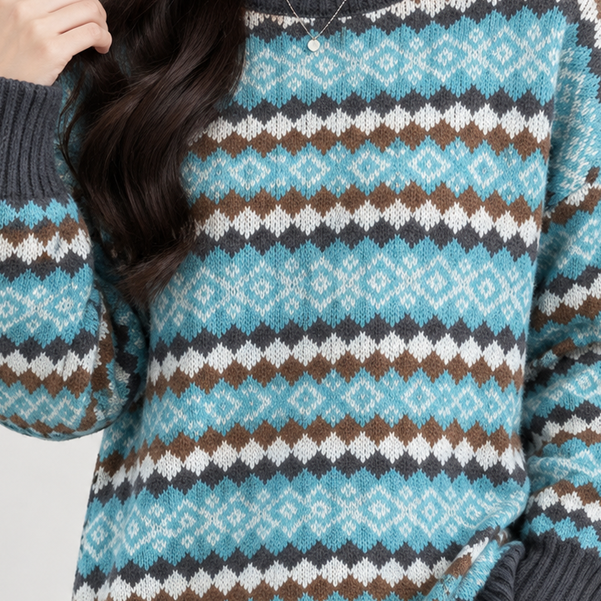 Tidmington Relaxed Sweater - Lead Product Detail