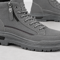 Dingleton Lug Sole Boots - Lead Product Detail