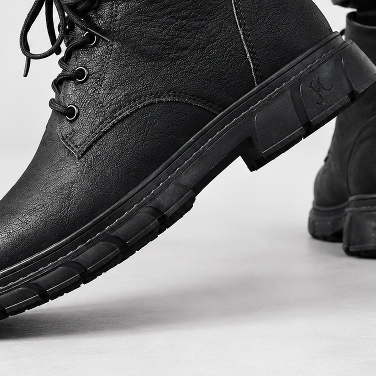 Lamberton Lace Up Boots - Lead Product Detail