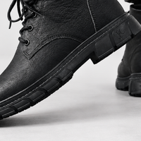 Lamberton Lace Up Boots - Lead Product Detail