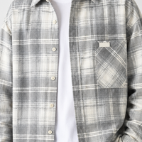 Hannaford Plaid Overshirt - Lead Product Detail