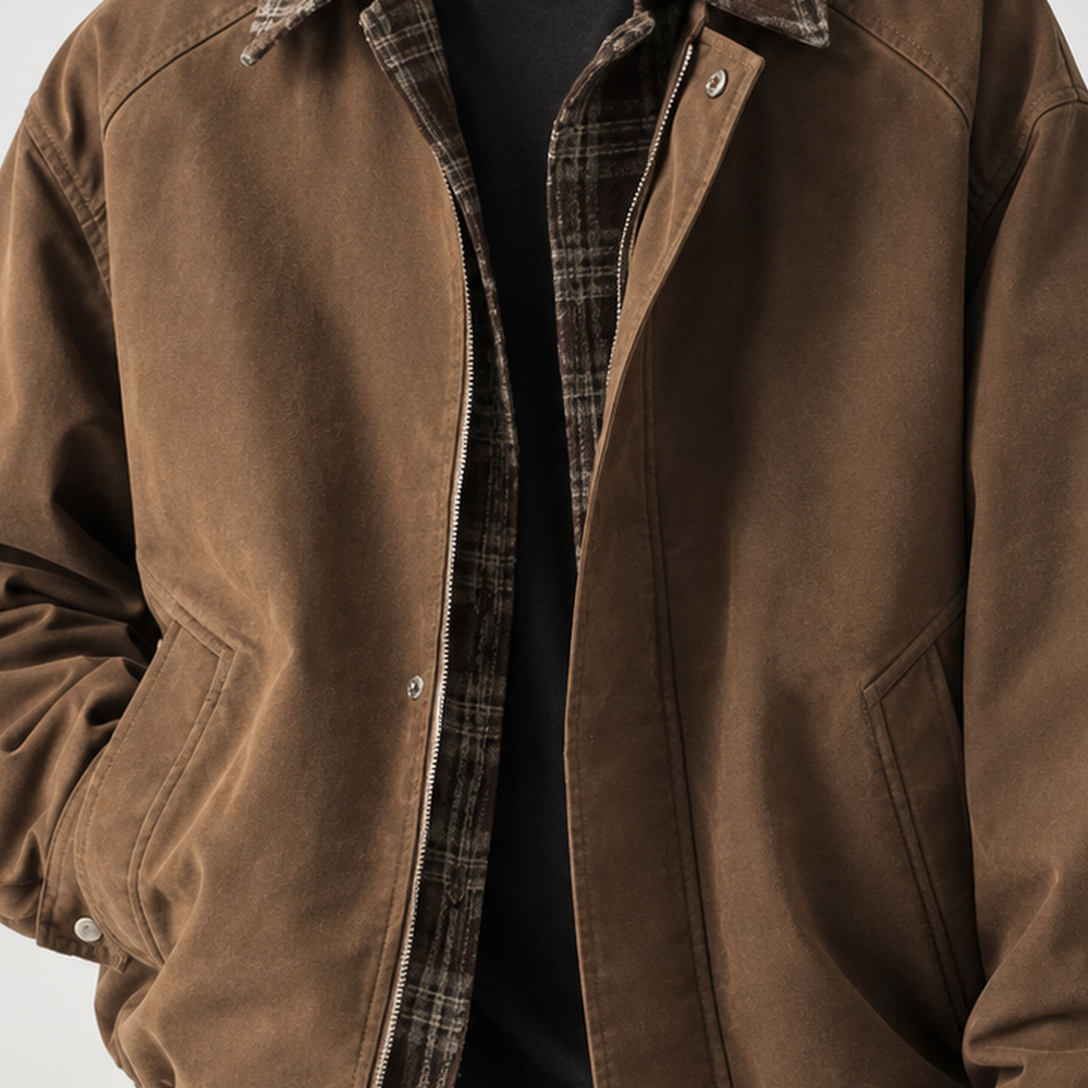 Lauder Plaid Collar Jacket - Lead Product Detail