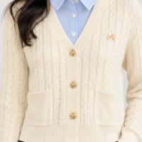 Kirkton Collared Knit Cardigan - Lead Product Detail
