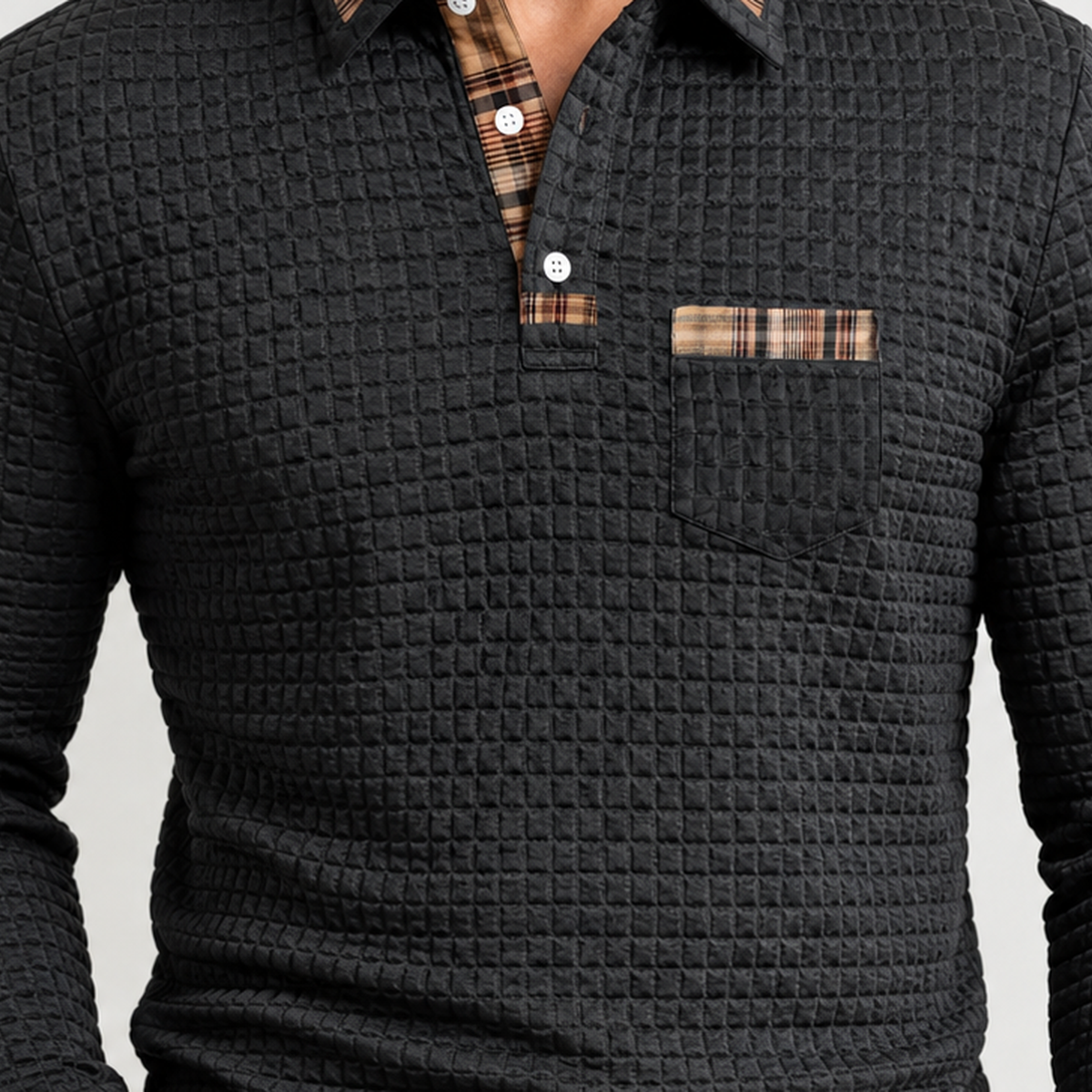 Portloe Textured Polo - Lead Product Detail