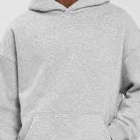 Farndale Oversized Fleece Hoodie - Lead Product Detail