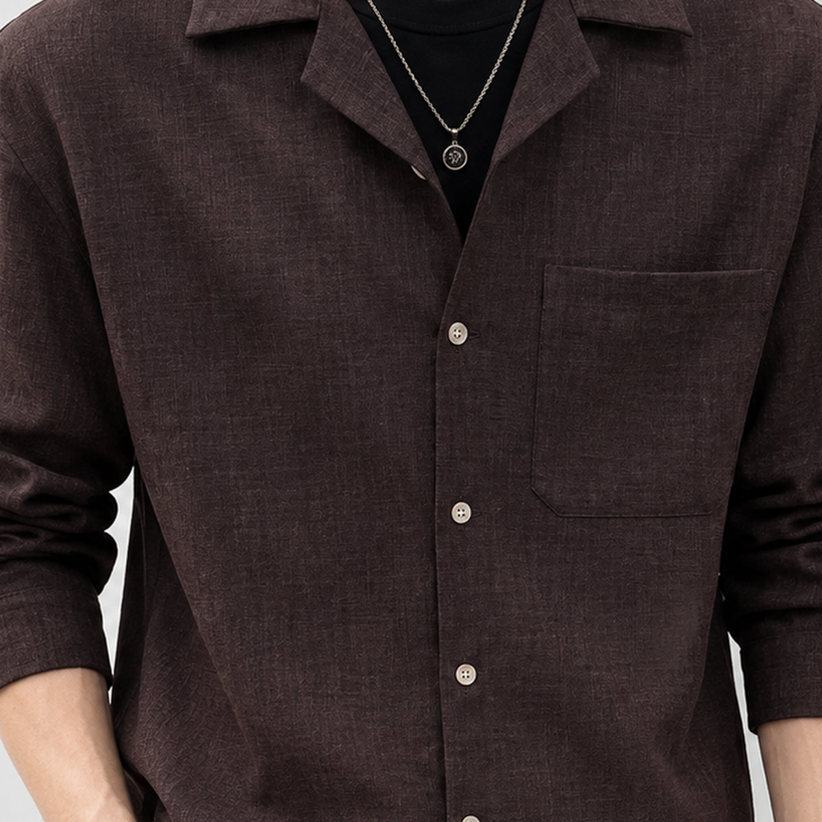 Beetham Textured Shirt - Lead Product Detail