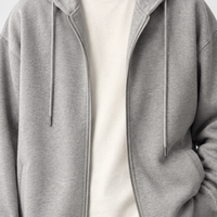 Bloxworth Zip Hoodie - Lead Product Detail