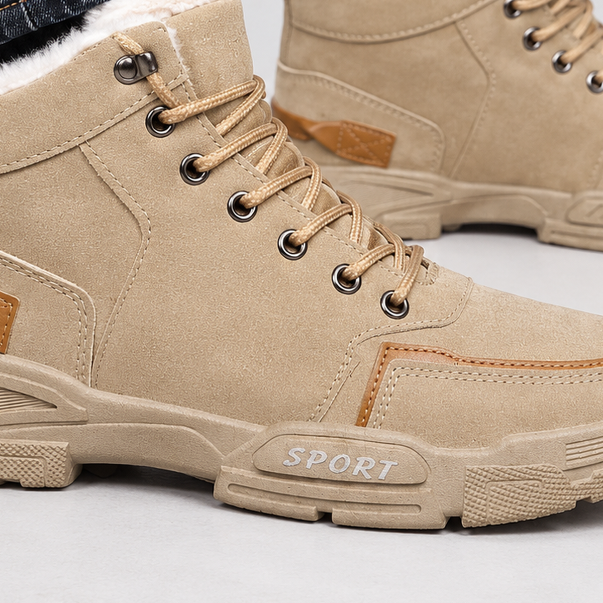 Cappercleuch Plush Lined Boots - Lead Product Detail