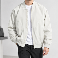 Newlands Paneled Bomber Jacket - Ivory