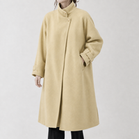 Lydford Wool Coat - Light Yellow