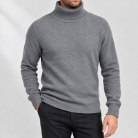 Boleside Turtleneck Sweater - Medium Gray