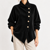 Sabine Asymmetric Jacket - Black