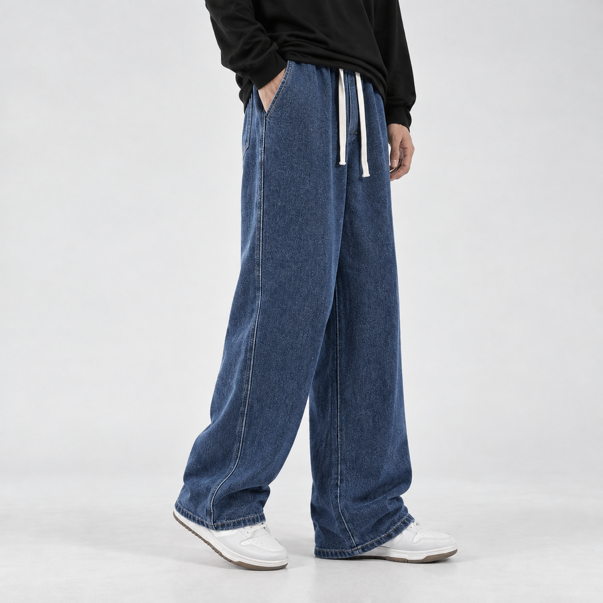 Glaramara Wide Leg Pants - Dark Blue