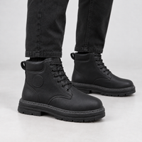 Lochinver Lug Sole Boots - Black