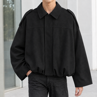 Dorian Suede Jacket - Black