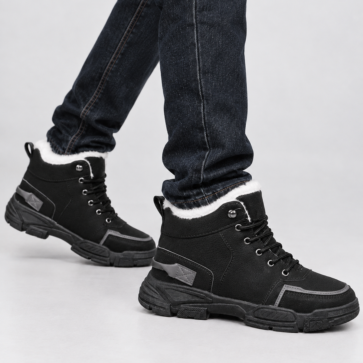 Cappercleuch Plush Lined Boots - Black