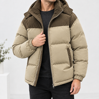 Balwest Corduroy Panel Jacket - Khaki