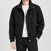 Chedington Stand Collar Jacket - Black