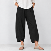 Lavenham Tulip Hem Pants - Black