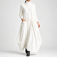 Stamford Balloon Dress - White