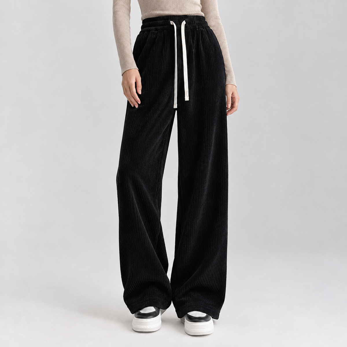 Cherington Straight Leg Pants - Black