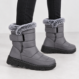 Gray Fur Collar