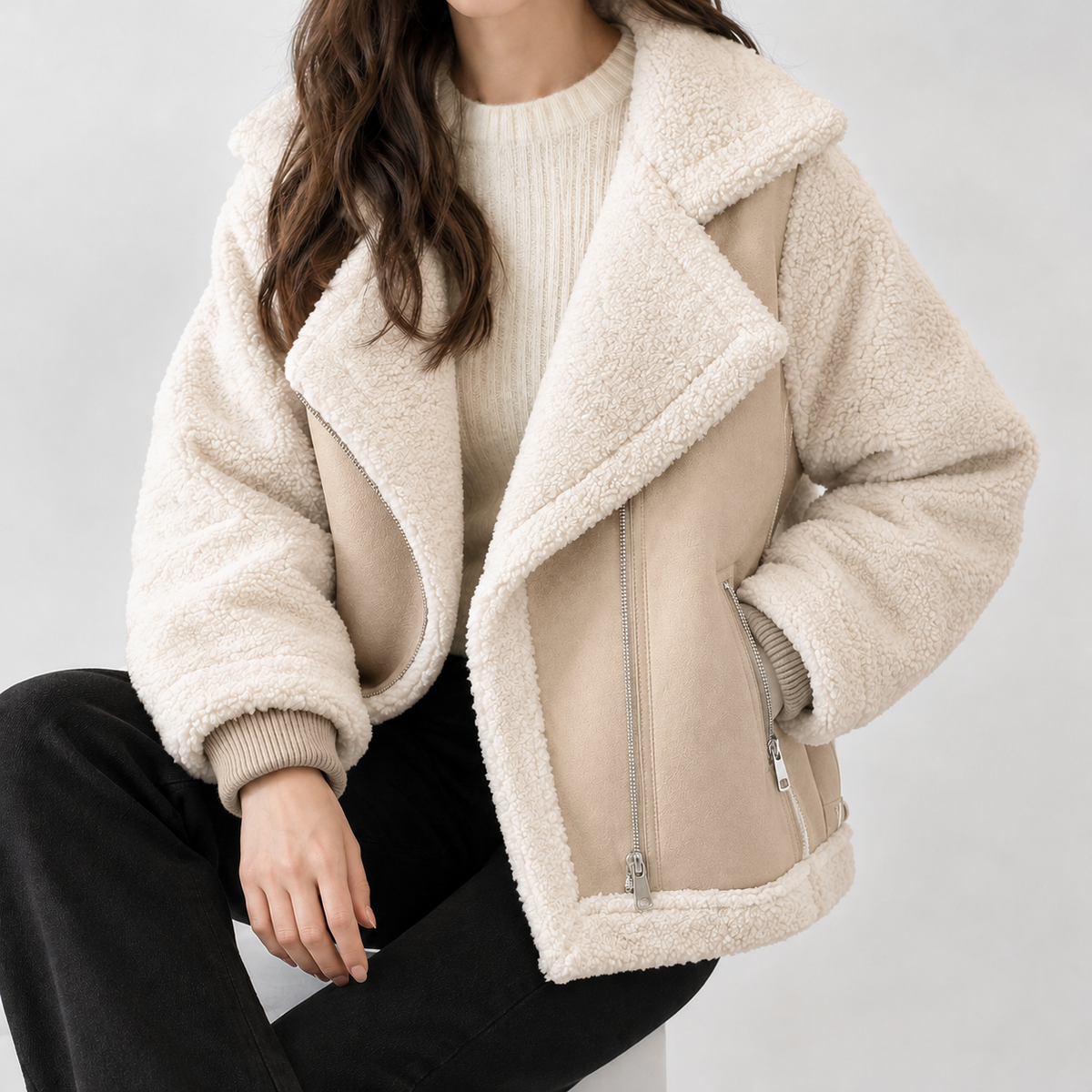 Greenlaw Cashmere Jacket - Apricot