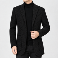 Harlan Textured Jacket - Black