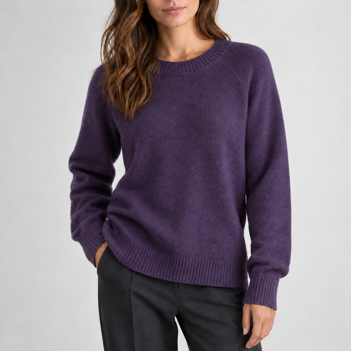 Bouth Wool Sweater - Purple