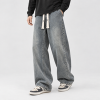 Brimpsfield Wide Leg Jeans - Retro Blue