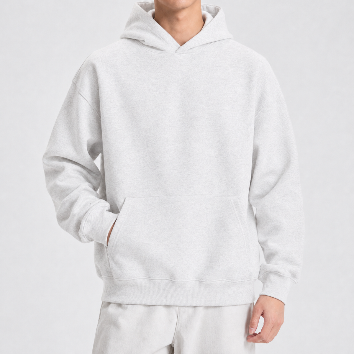 Alwinton Oversized Hoodie - White Ash