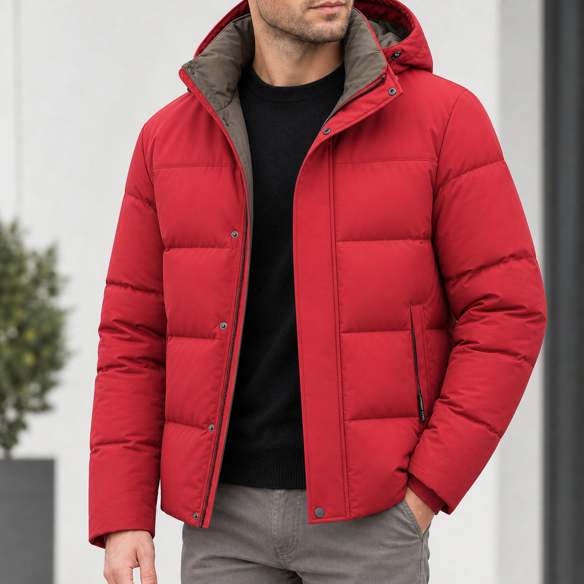 Romano Padded Jacket - Red
