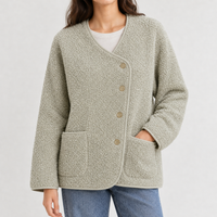 Chulmleigh Fleece Jacket - Light Rice Green