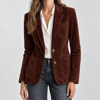 Brobury Suede Jacket - Reddish-brown
