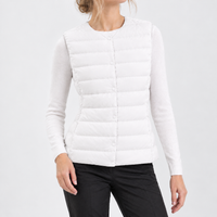 Duntisbourne Cashmere Vest - White
