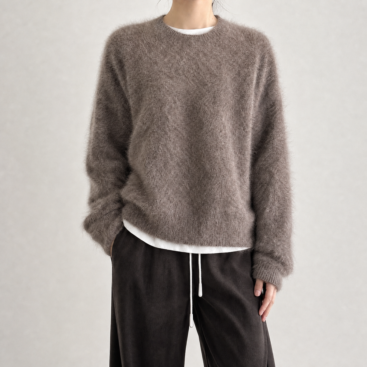 Marske Cashmere Sweater - Taupe