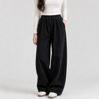 Tushielaw Wide Leg Jeans - Black