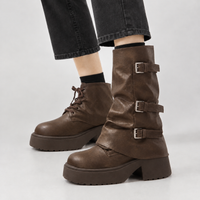 Bampton Convertible Boots - Brown